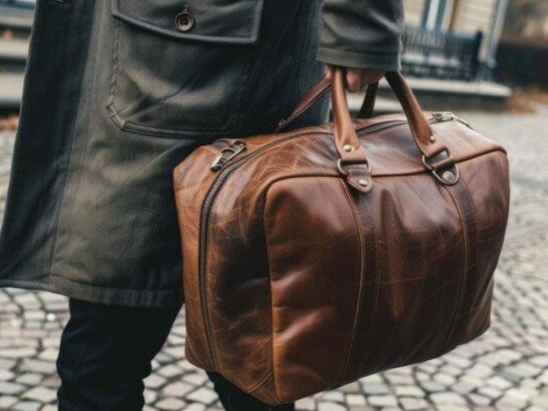 Mala de mão em couro: estilo e praticidade para viagens curtas