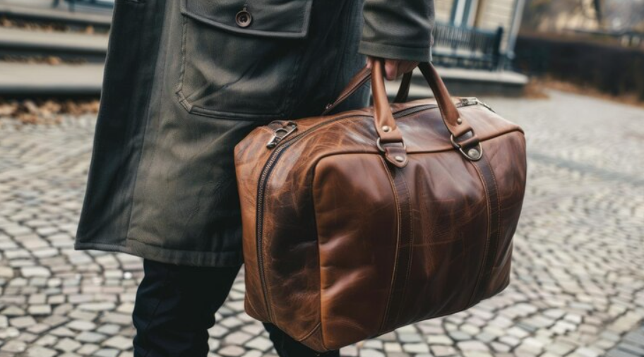 Mala de mão em couro: estilo e praticidade para viagens curtas