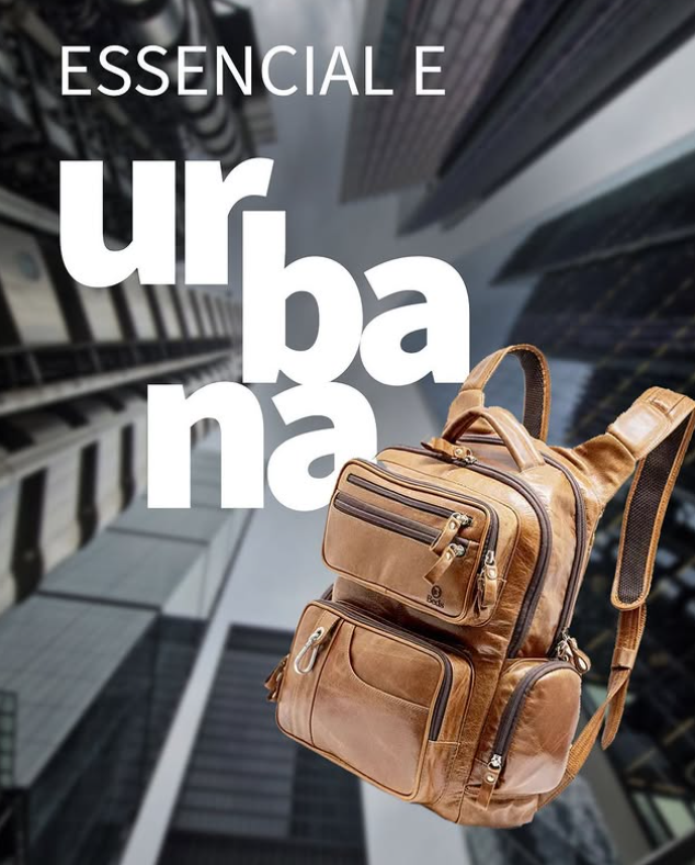 Qual a diferença entre uma bolsa de mão e uma mochila de couro para uso diário?